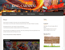 Tablet Screenshot of kingcarnival.com